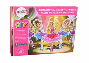 Zestaw Edukacyjnych Puzzli Magnetycznych Z Motywem Lalki - Puzzle - miniaturka - grafika 4