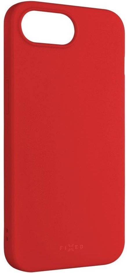 Fixed Story Back Cover Apple iPhone 16e Rubber Red