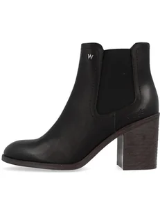 Wrangler Botki "Jolissa" w kolorze czarnym - Botki damskie - miniaturka - grafika 1