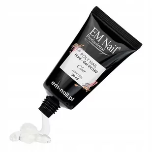 Em nail professional Poly Nail Hard - Gel Clear 30ml 5903041820673 - Żele do paznokci - miniaturka - grafika 1