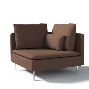 Dekoria pl pl Pokrowiec na sekcję narożną Söderhamn brązowy 99 x 99 x 83 cm Etna 1008-705-08 - Pokrowce na meble - miniaturka - grafika 1