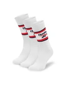Skarpetki damskie - Reebok Zestaw 3 par wysokich skarpet unisex R0369-SS24 (3-pack) Biały - miniaturka - grafika 1