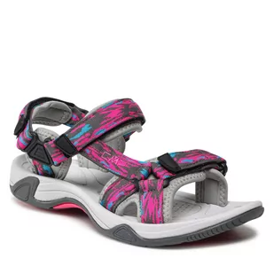 Sandały CMP - Kids Hamal Hiking Sandal 38Q9954J Purple Fluo/Ghiaccio 08HL - Sandały damskie - miniaturka - grafika 1