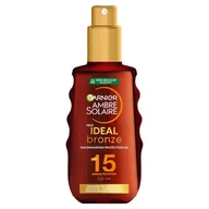 Balsamy i kremy do opalania - Ambre Solaire Ideal Bronze olejek przyspieszający opalanie SPF15 150ml - miniaturka - grafika 1
