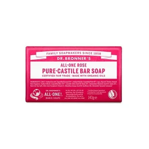 Dr Bronners Rose mydło w kostce 140 g - Mydła - miniaturka - grafika 1