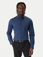 Koszule męskie - Calvin Klein Koszula Essentials LV019EU037 Szary Slim Fit - miniaturka - grafika 1