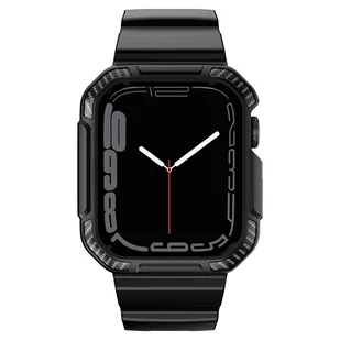 Kingxbar CYF537 2w1 pancerne etui Apple Watch SE, 8, 7, 6, 5, 4, 3, 2, 1 (45, 44, 42 mm) z paskiem czarne - Akcesoria do smartwatchy - miniaturka - grafika 3