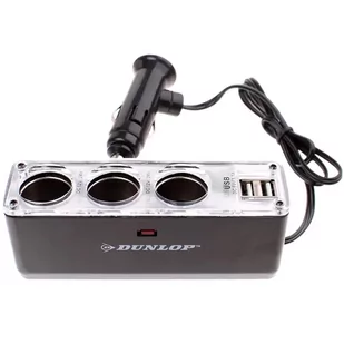 Dunlop Rozdzielacz rozgałęźnik zapalniczki 2xUSB - Akcesoria motoryzacyjne - miniaturka - grafika 3