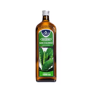 Oleofarm Aloes, sok z aloesu, 1000 ml - Soki i napoje niegazowane - miniaturka - grafika 1