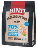 Sucha karma dla psów - RINTI MAX-I-MUM Junior Chicken z kurczakiem dla szczeniąt 4 kg - - miniaturka - grafika 1