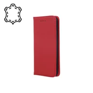 Etui i futerały do telefonów - Pokrowiec skórzany Smart Pro do Xiaomi Redmi Note 10 Pro/ Redmi Note 10 Pro Max bordowy - miniaturka - grafika 1