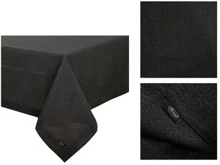 Obrus Na Stół 145X260 Stella Mereżka Czarny - Obrusy i serwetki - miniaturka - grafika 1