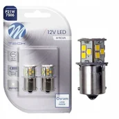 Żarówki samochodowe - Żarówka R5w Ba15s Osram Led M-tech Retrofit Biała - miniaturka - grafika 1