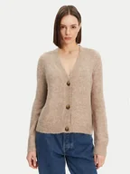Swetry damskie - ONLY Kardigan Zoey 15332549 Beżowy Regular Fit - miniaturka - grafika 1
