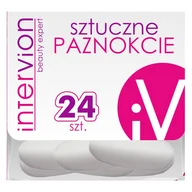 Sztuczne paznokcie i akcesoria - Inter-Vion, Sztuczne paznokcie, Biały - miniaturka - grafika 1