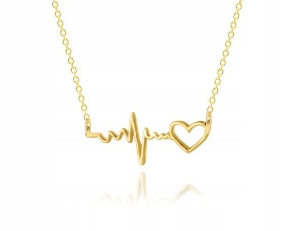 ZŁOTY ŁAŃCUSZEK LINIA ŻYCIA ZAWIESZKA 14KT