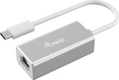 Adaptery i przejściówki - Adapter USB Equip Equip Adapter USB-C -> RJ45 10/100/1000 0.15m si - miniaturka - grafika 1