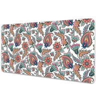 Podkładki na biurko - Podkładka mata ochronna na biurko Kwiaty 90x45 cm - miniaturka - grafika 1