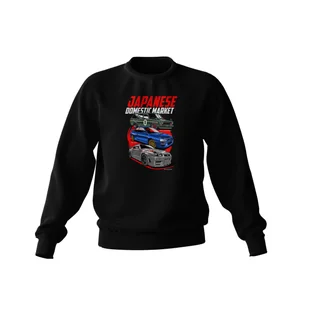 Czarna bluza JDM Japanese Domestic Market-L - Odzież do sportów motorowych - miniaturka - grafika 1