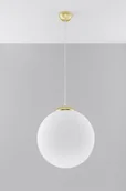 Lampy sufitowe - Sollux Lighting Lampa wisząca UGO 40 złota - miniaturka - grafika 1