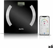 Termometry domowe - Aprilla Cyfrowa waga z Bluetooth Aprilla 6 Sztuk - miniaturka - grafika 1