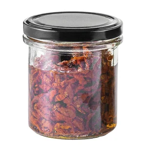 słoiczek na przetwory 350ml dżem desery słoik słój czarna zakrętka 350 ml - Pojemniki kuchenne - miniaturka - grafika 1