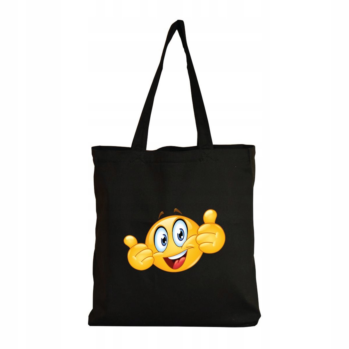 Eko Torba Bawełniana na ramię Śmieszna Emotka