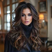 Pozostałe akcesoria fryzjerskie - TEMU Peruka z Kręconymi Włosami Brązowym Falowanym i Różaną Siatką na Głowie o Długości 26 Cali - Odporna na Ciepło Matowe Włókna, 150% Gęstość dla - miniaturka - grafika 1