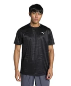 Koszulki męskie - M TAD Essentials AOP Koszulka PUMA Czarna - miniaturka - grafika 1