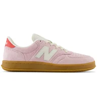 Sneakersy damskie - New Balance Buty Sneakersy 500 Różowe CT500CJ - miniaturka - grafika 1