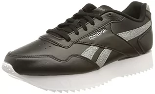 Trampki damskie - Reebok Damskie trampki Royal Glide Ripple Double, Czarny biały Ftwr biały ciemny srebrny, 38 EU - grafika 1