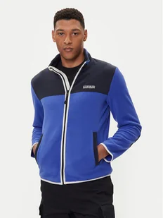 Napapijri Polar T-Dergana NP0A88V1 Niebieski Regular Fit - Bluzy męskie - miniaturka - grafika 1