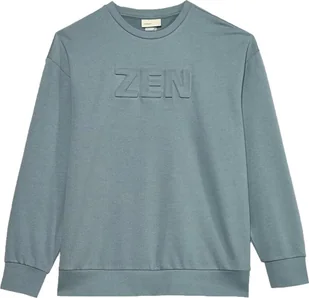 Bluza męska Outhorn M0755 morska zieleń OTHAW23TSWSM0755 46S-2XL - Bluzy męskie - miniaturka - grafika 1