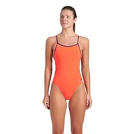 Stroje kąpielowe - Strój kąpielowy damski Arena Lace Back Solid - miniaturka - grafika 1
