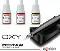 Pozostałe urządzenia kosmetyczne - Urządzenie do makijażu permanentnego i mezoterapii mikroigłowej Bioevolution Oxy Black - zestaw promocyjny z 10 barwnikami 5ml - miniaturka - grafika 1