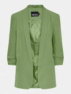 Pieces Marynarka Bosella 17090996 Zielony Regular Fit - Marynarki i żakiety damskie - miniaturka - grafika 1