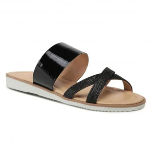 Klapki Badura 5084-69-1259 Czarny - Klapki i japonki damskie - miniaturka - grafika 1