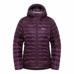 Damska kurtka puchowa Jack Wolfskin PASSAMANI DOWN HOODY W midnight plum - M - Kurtki damskie - miniaturka - grafika 1