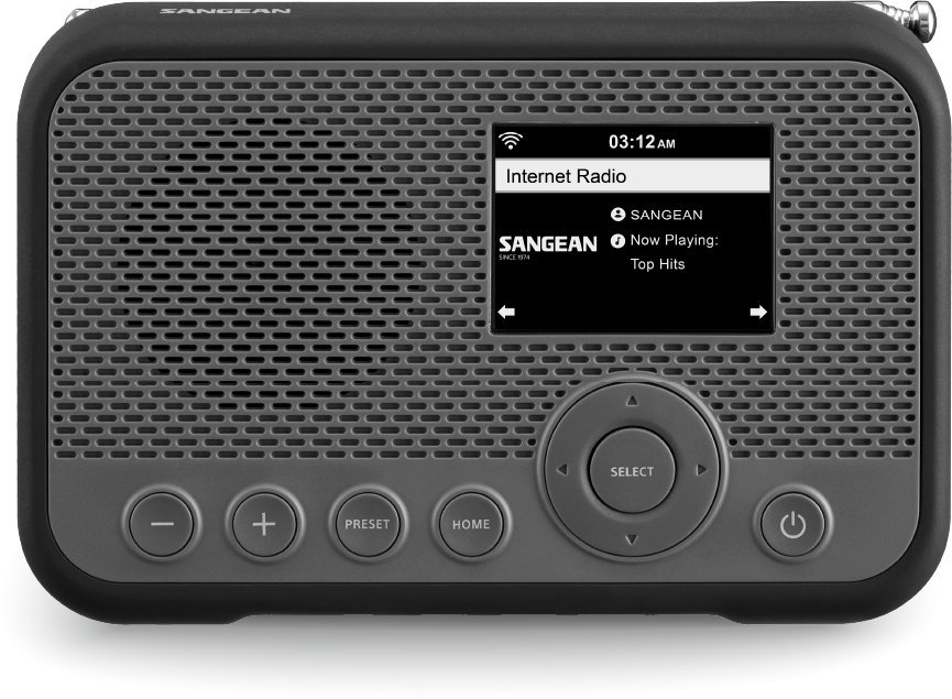 Sangean WFR-39 grau/schwarz