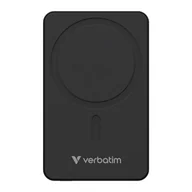 Powerbanki - Verbatim, powerbank z ładowaniem bezprzewodowym, 5V, ładowanie telefonu, 32227, 10000mAh, Mocowanie magnetyczne, Czarny - miniaturka - grafika 1