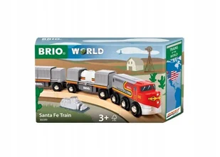 Brio Pociągi świata Santa FE - Zabawki zdalnie sterowane - miniaturka - grafika 1