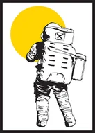 Plakaty - Galeria Plakatu, Kosmos (żółty), 40x50 cm - miniaturka - grafika 1