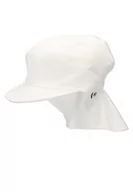 Czapki damskie - Sterntaler Unisex czapka z daszkiem M. czapka chroniąca kark, biały, 53 - miniaturka - grafika 1