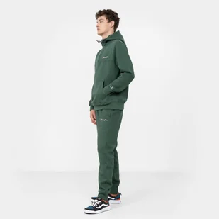 Męskie spodnie dresowe CHAMPION ROCHESTER Rib Cuff Pants - zielone - Spodnie sportowe męskie - miniaturka - grafika 1