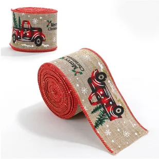 Taśma Świąteczna Bożonarodzeniowa 6,3Cm X 2M Ksn139 - Taśmy klejące - miniaturka - grafika 1