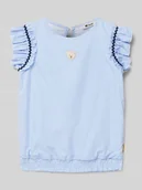 Bluzki dla dziewczynek - Top bluzkowy z falbanami - miniaturka - grafika 1