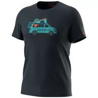 Koszulki sportowe męskie - Koszulka męska Dynafit Graphic Co M S/S Tee Rozmiar: L / Kolor: czarny/niebieski - miniaturka - grafika 1