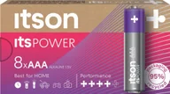 Baterie i akcesoria - itson itsPOWER battery Alkaline LR03IPO/8CB - miniaturka - grafika 1