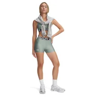 Spodenki damskie - Damskie legginsy krótkie treningowe Under Armour UA Hg Authentics Shorty - zielone - miniaturka - grafika 1