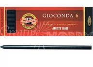 Ołówki - Koh-i-noor Grafit 5.6mm*4345 do KUBUSIA czarny pastel tw.2 - miniaturka - grafika 1